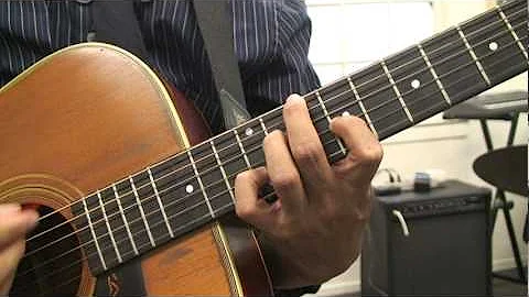 1/5 How to play DARE YOU TO MOVE on Acoustic Guita...