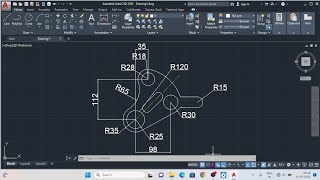 autocad tutorial in hindi, autocad 2d drawing for practice, Ex-49