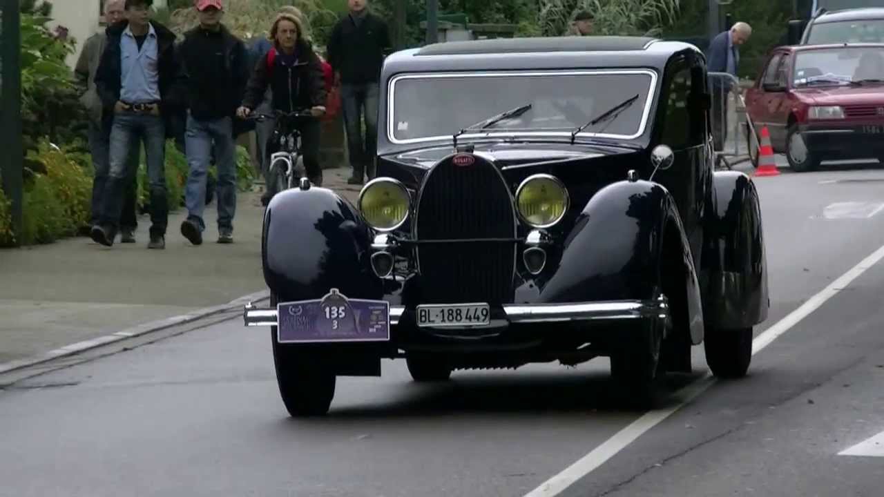 FESTIVAL BUGATTI 2013 MOLSHEIM ARRIVEE DES VOITURES