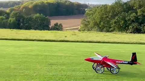 Qantas Swift Turbine Xicoy-X45 MAIDEN FLIGHT