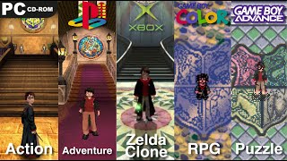 Comparing Every Version of Harry Potter and the Philosopher's Stone Game PC/PS1/PS2/XBOX/NGC/GBA/CGB