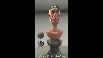 Caesar from Asterix HD - CG Lookdev with Renderman 19