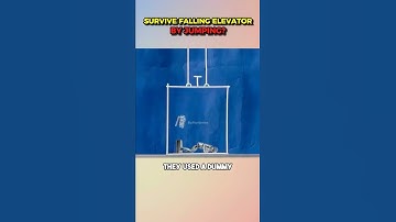 Can Jumping At The Last Moment Save You In A Falling Elevator? #shorts