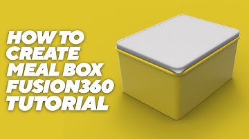 How To Create Meal Box in Fusion360 #fusion360tutorials #productdesign