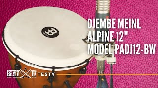 Meinl Percussion 12&quot; Alpine Series Pickup Djembe: amplified and lightweight I A Test by EN BeatitTV