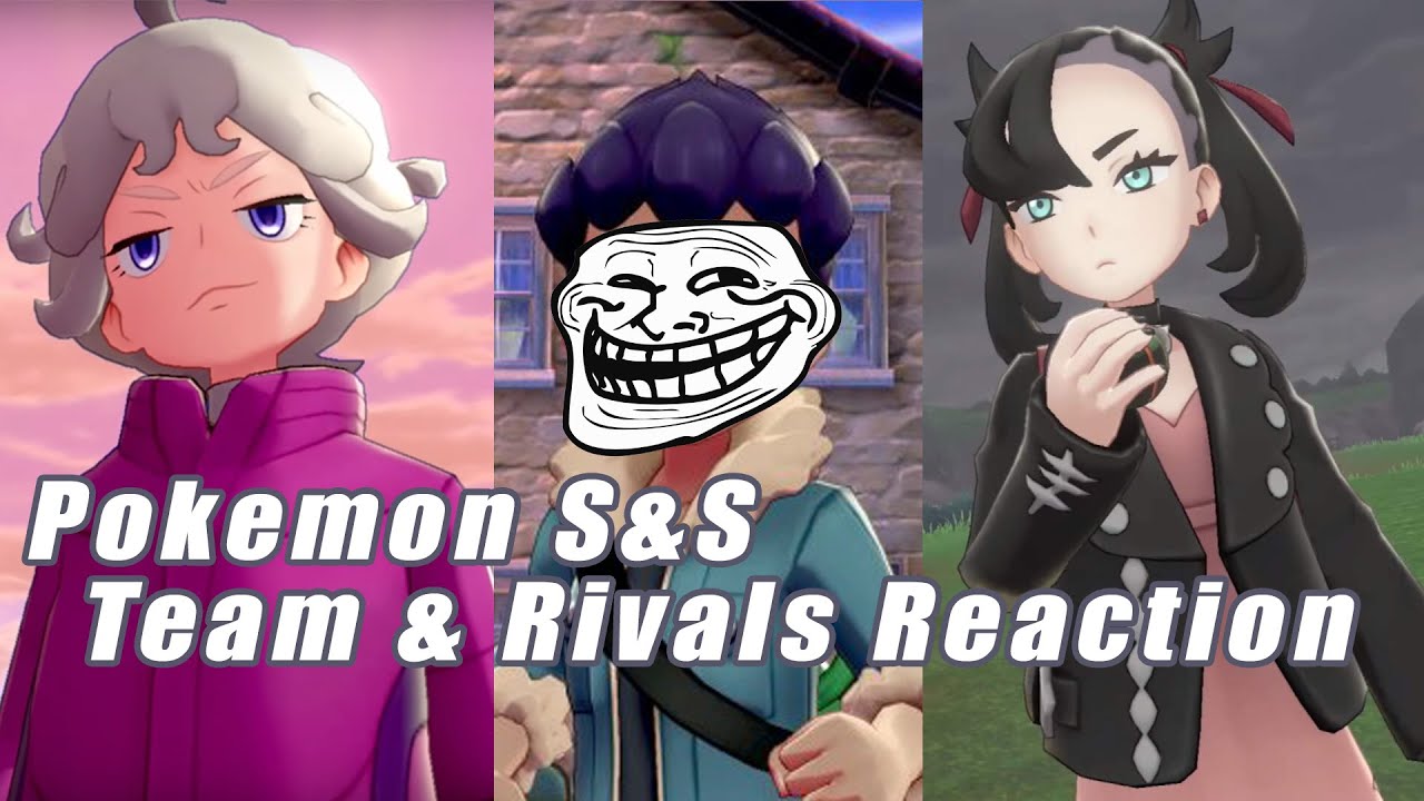 Pokémon Sword & Shield New Team & Rivals Reaction - YouTube