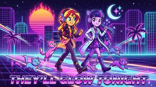 Equestria Girls Glow Tonight Kitten Khaos Mashup Fan Video AI Gen