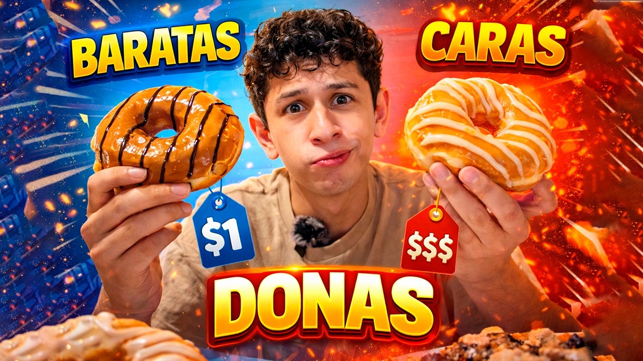¿Vale la pena PAGAR MÁS? 🍩Donas baratas vs caras 💸🍩