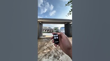 Cổng tự động hiện đại cho căn nhà tiện ích và thông minh #smartphone #congtudong #ruster