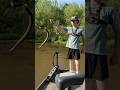 Can’t believe we caught a snake #bassfishing #fishing #hiddenlake #shorts