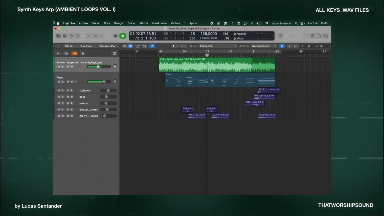 Synth Keys Arp - Ambient Loops Vol 1 - YouTube
