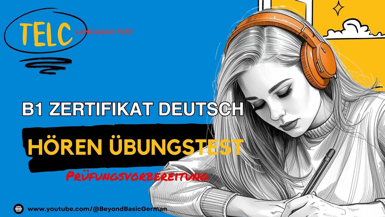 TELC  B1 ZERTIFIKAT  HÖREN 2026 Modelltest 05