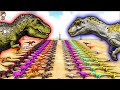 Team rex vs team allosaurus  ark mod battle ep263