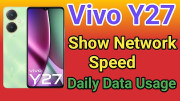 Vivo Y27 Show Daily Data Usage kaise kare How To Show Daily Data Usage Setting In Vivo Y27