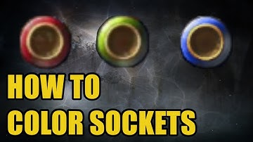 How to Change Socket Colors | PoE Beginner Guide