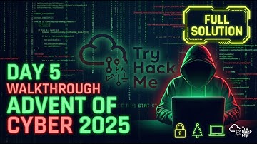 TryHackMe Advent of Cyber 2025 Day 5 | Full Walkthrough Solution Explained | Cyber Securitytraining