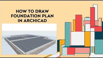 Archicad:How to Draw Wall Foundation Beneath Wall (Kinyarwanda)