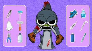 Oh No Help Tung Tung Tung Sahur, Tripi Tropi Tropa Tripa And Tralalero Tralala Sprunki Animation