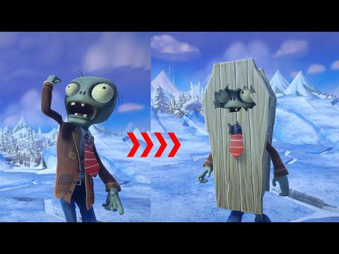 Browncoat Zombie Turns Into Coffin Zombie | Garden Warfare 2