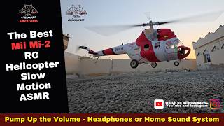 Sights And Sounds Of Mil Mi-2 Rc Helicopter Asmr In 2.7K 60Fps Slowmotion
