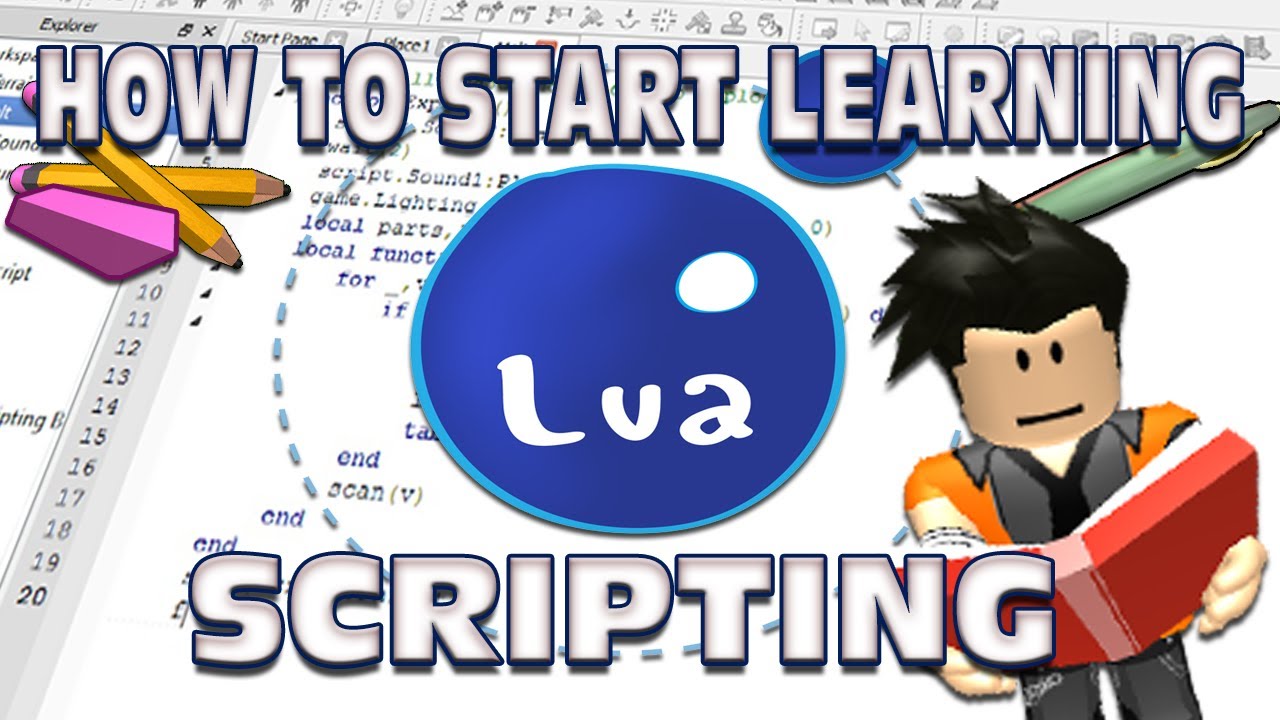 How To Start Learning Lua Scripting Roblox Roblox Video Tutorials Youtube - roblox learn to code