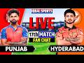 🔴Punjab vs Hyderabad Live Match, IPL 2026 Fan Chat | PBKS vs SRH Live | Live Cricket Match Today