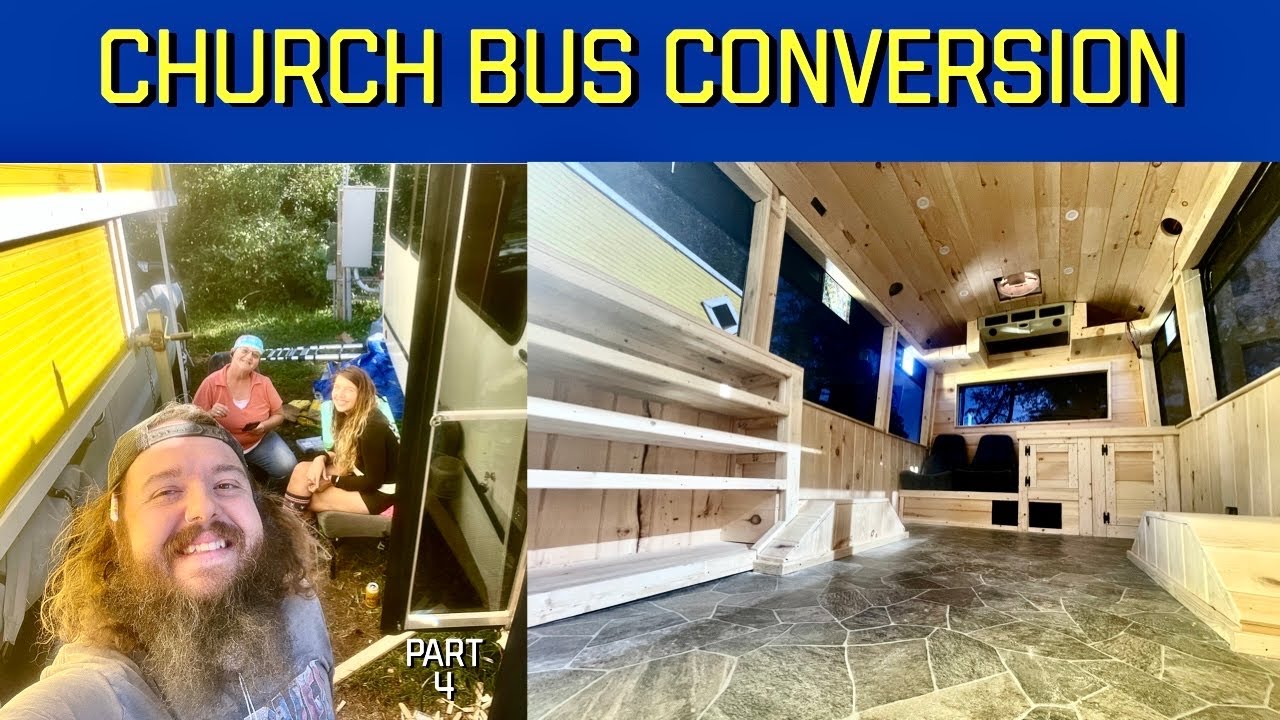 Finish Carpentry - Church Bus Conversion - YouTube