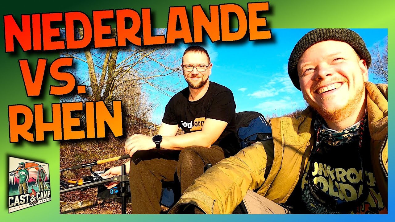 Wir angeln am See und am Fluss. Deutschland vs. Holland