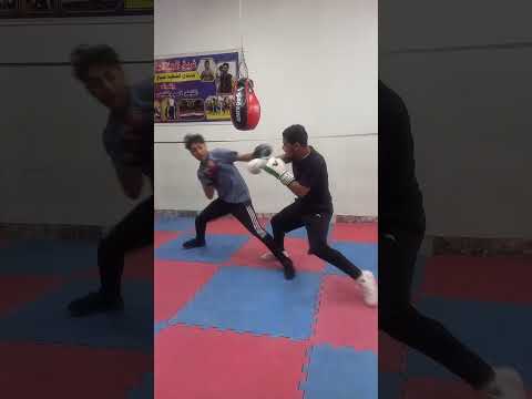 نزال البطل السويدي زيد الصقر في التدريب