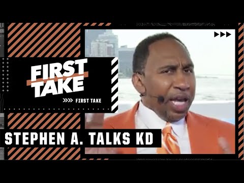 CAMERA ON ME! Stephen A. says there’s NO WAY he’d trade Kevin Durant 😬 | First Take