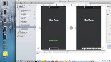 Xcode 5.1 Goal Pong part 2-4 tutorial