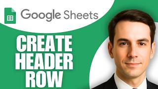 How to Create a Header Row in Google Sheets