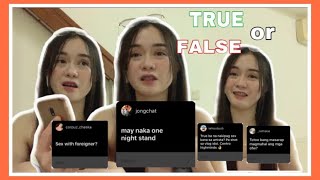 TRUE OR FALSE Q&A VLOG (Kaloka yung mga tanong) | ERIKA RAMOS