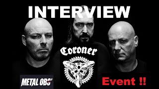 CORONER interview (thrash metal-CH) Tommy Vetterli Baron (guit.) for album Dissonance Theory (2025)