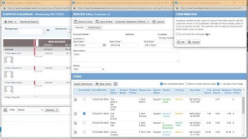 Autotask Dispatch Calendar - Right Click Information