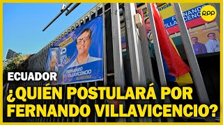 Tras el asesinato de Fernando Villavicencio, ¿quién postulará por el partido 'Movimiento Construye'?