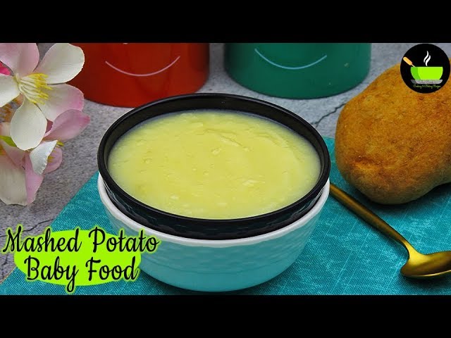 Mashed Potato For Babies | 6 Month Baby Food | Weight Gaining Baby Food | Baby Food | She Cooks