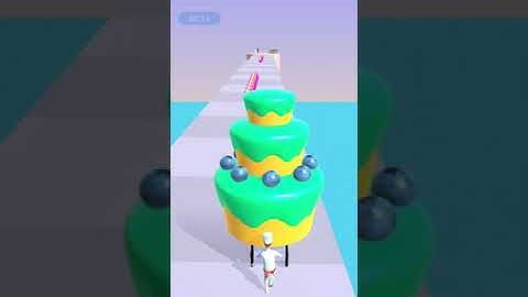 #shorts Cake Run 🎂🥮 - 3D Games BIG UPDATE! #Gameplay #Mobilegame All Levels Gameplay (iOS & Android)