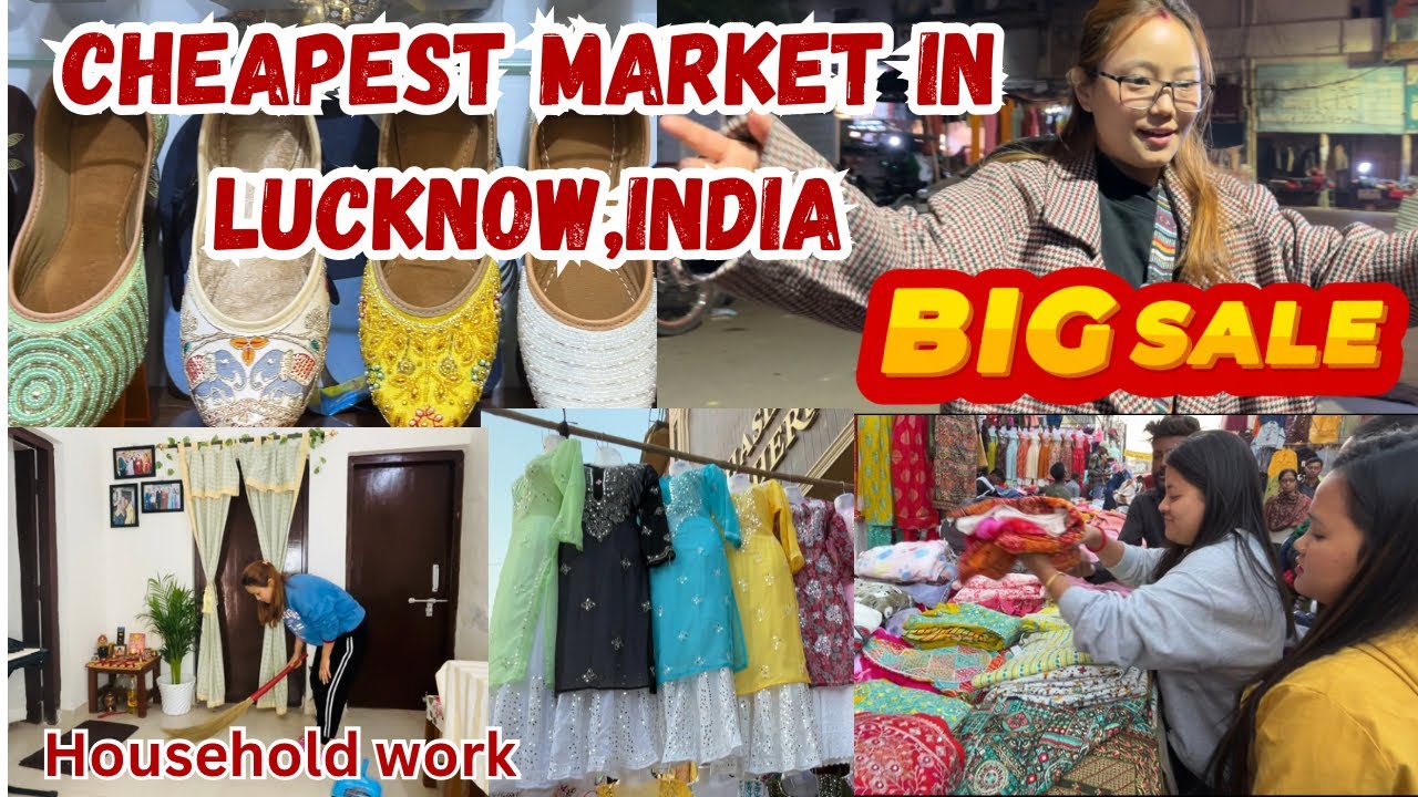 Exploring cheapest market in Lucknow🤩 Big Sale Just ₹50😁 Household