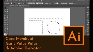 Cara Membuat Garis Putus Putus di Adobe Illustrator