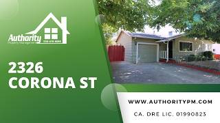 2326 Corona St Offered By Authority Property Management, Redding, CA