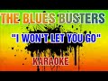 The Blues Busters - I Won&#39;t Let You Go (KARAOKE)