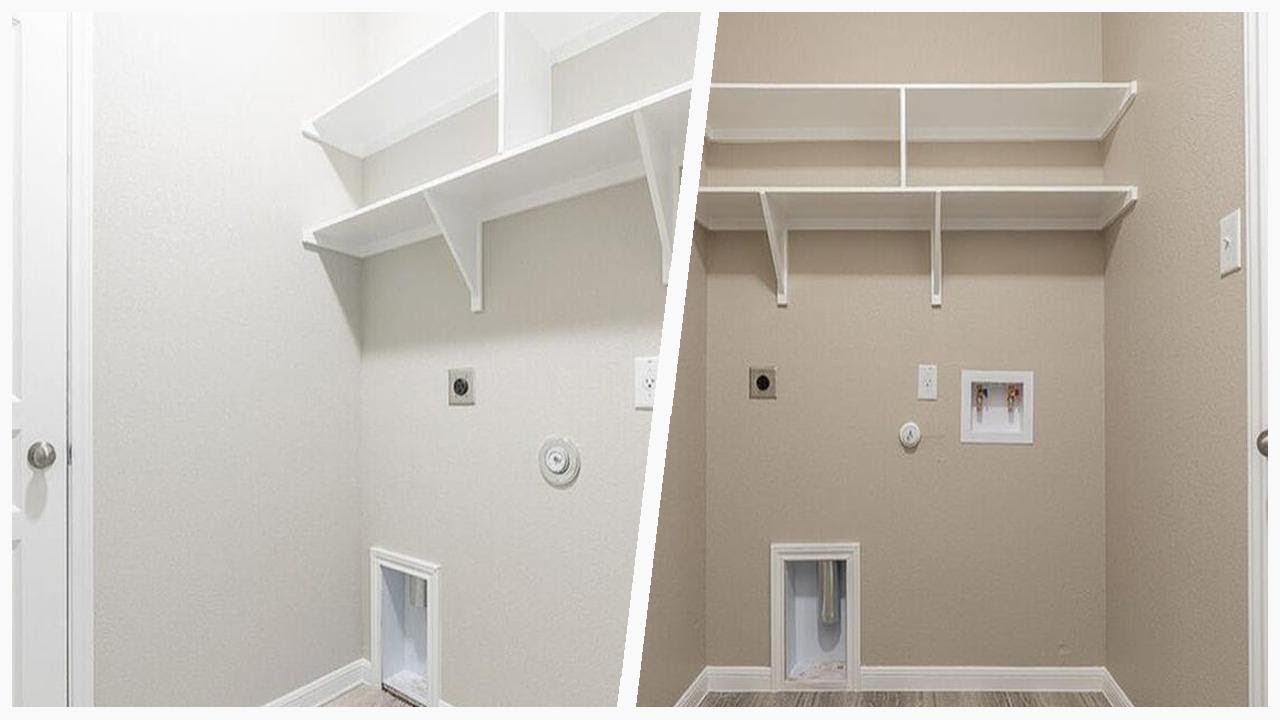 75 Craftsman Laundry Room With Open Cabinets Design ...