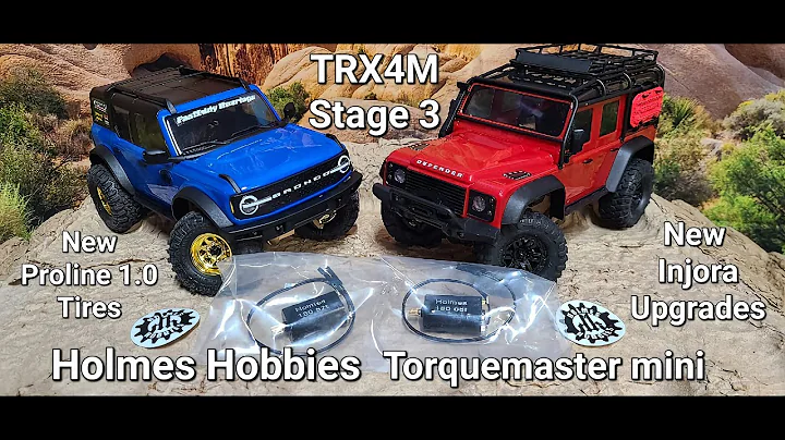 TRX4M Stage 3 Upgrades with Holmes Hobbies Brushed Motor