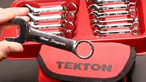 ICON Stubby SAE wrenches, TEKTON roll: Harbor Freight sale prices for less used tools? Snap On goal!