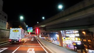 🌘Tokyo Highway Night Drive for sleeping 😴  makes you relax and deeply sleepy💤 #sleep #work #study