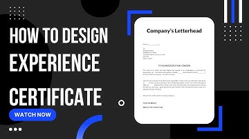 Experience Certificate Format | Template for Employee Experience Letter | Office Advice