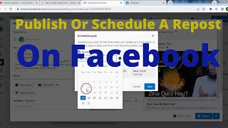 How To Publish Or Schedule A Repost Or Shared Post On Facebook Page 2022 screenshot 5