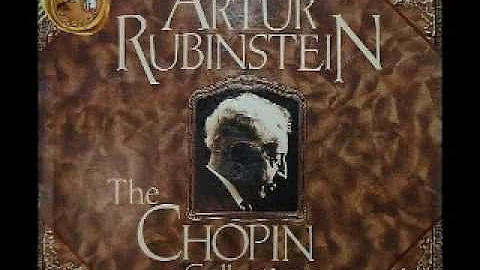 Arthur Rubinstein - Chopin Waltz In E Minor