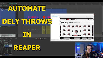 How to automate delay throws in Reaper